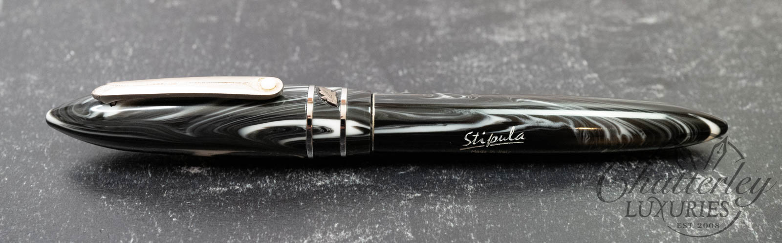Stipula Model T Graphite Titanium Nib Fountain Pen - Chatterley
