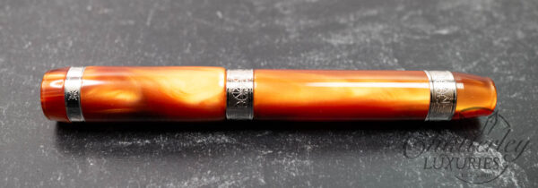 Ancora Perla Orange/Red Fountain Pen - Image 3