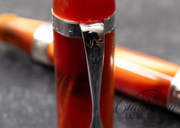Ancora Perla Orange/Red Fountain Pen - Image 6