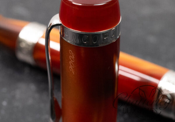 Ancora Perla Orange/Red Fountain Pen - Image 9