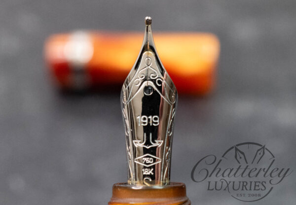 Ancora Perla Orange/Red Fountain Pen - Image 8