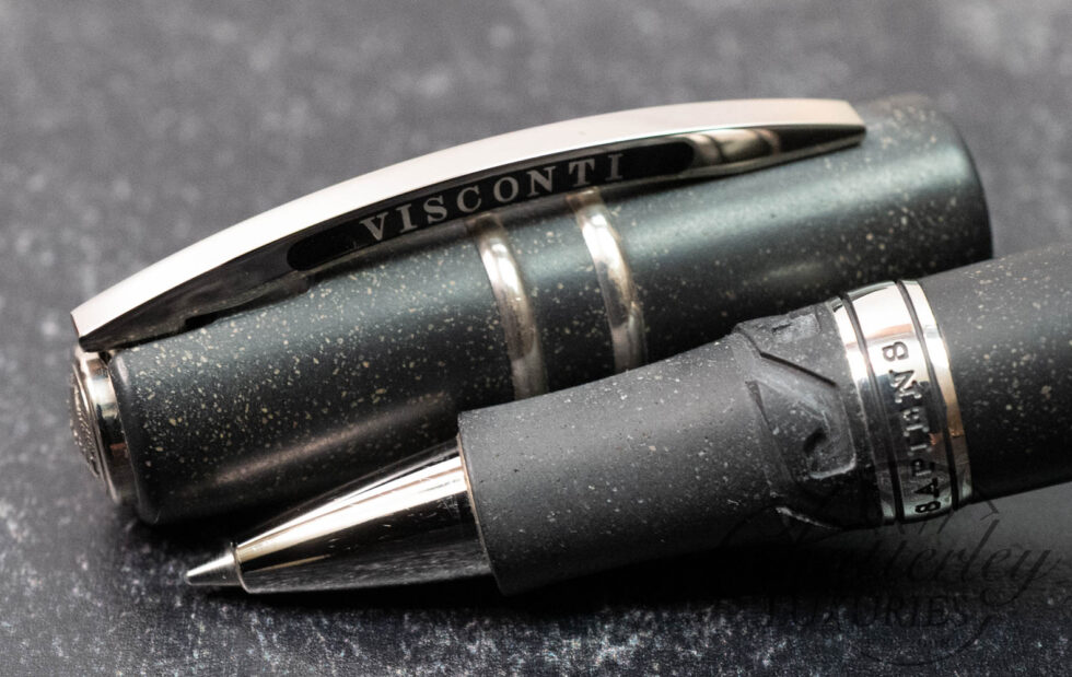 Visconti Homo Sapiens Lava Sterling Sliver Rollerball Pen