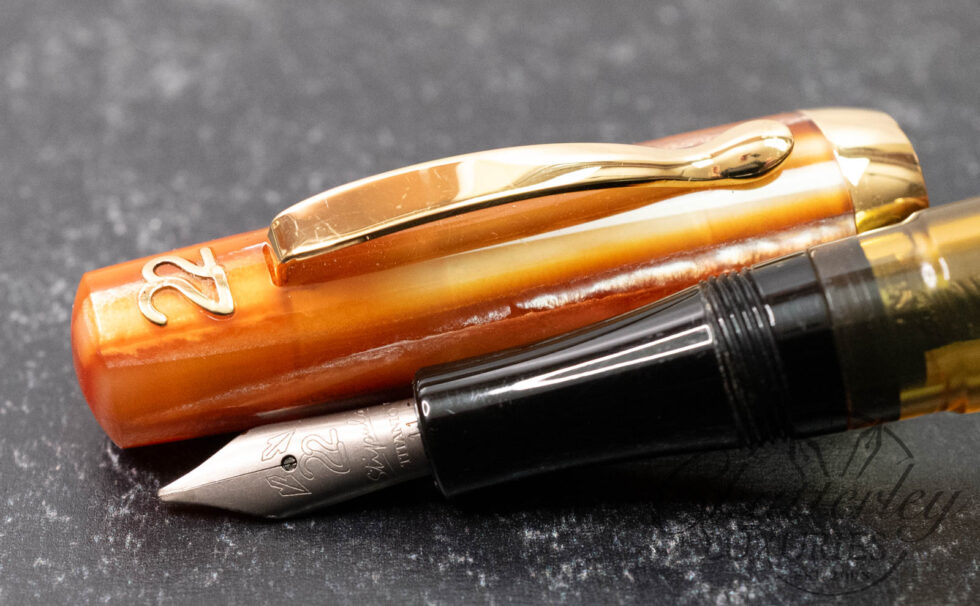 Stipula Ventidue 22 Amber Fountain Pen