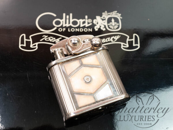 Colibri Diamond 75th Anniversary Platinum Plated Limited Edition Lighter - Image 7