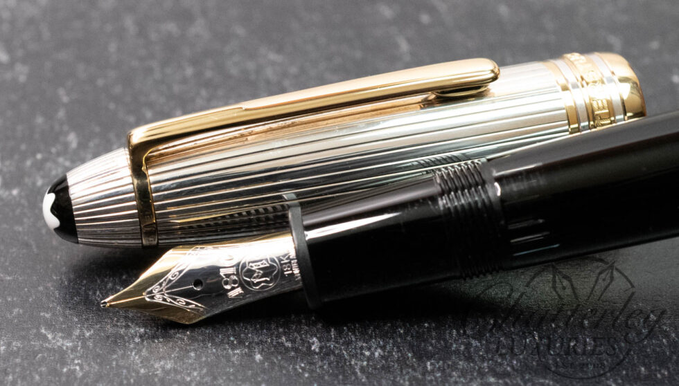 Montblanc LeGrand Doué Solitaire Pinstripe Fountain Pen