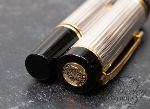 Parker Duofold International Godron Silver Rollerball - Image 3