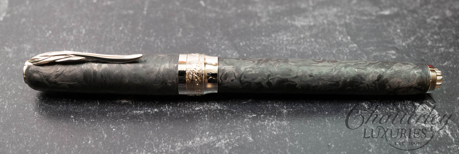 Pineider La Grande Bellezza Forged Carbon Limited Edition Fountain Pen - Image 2