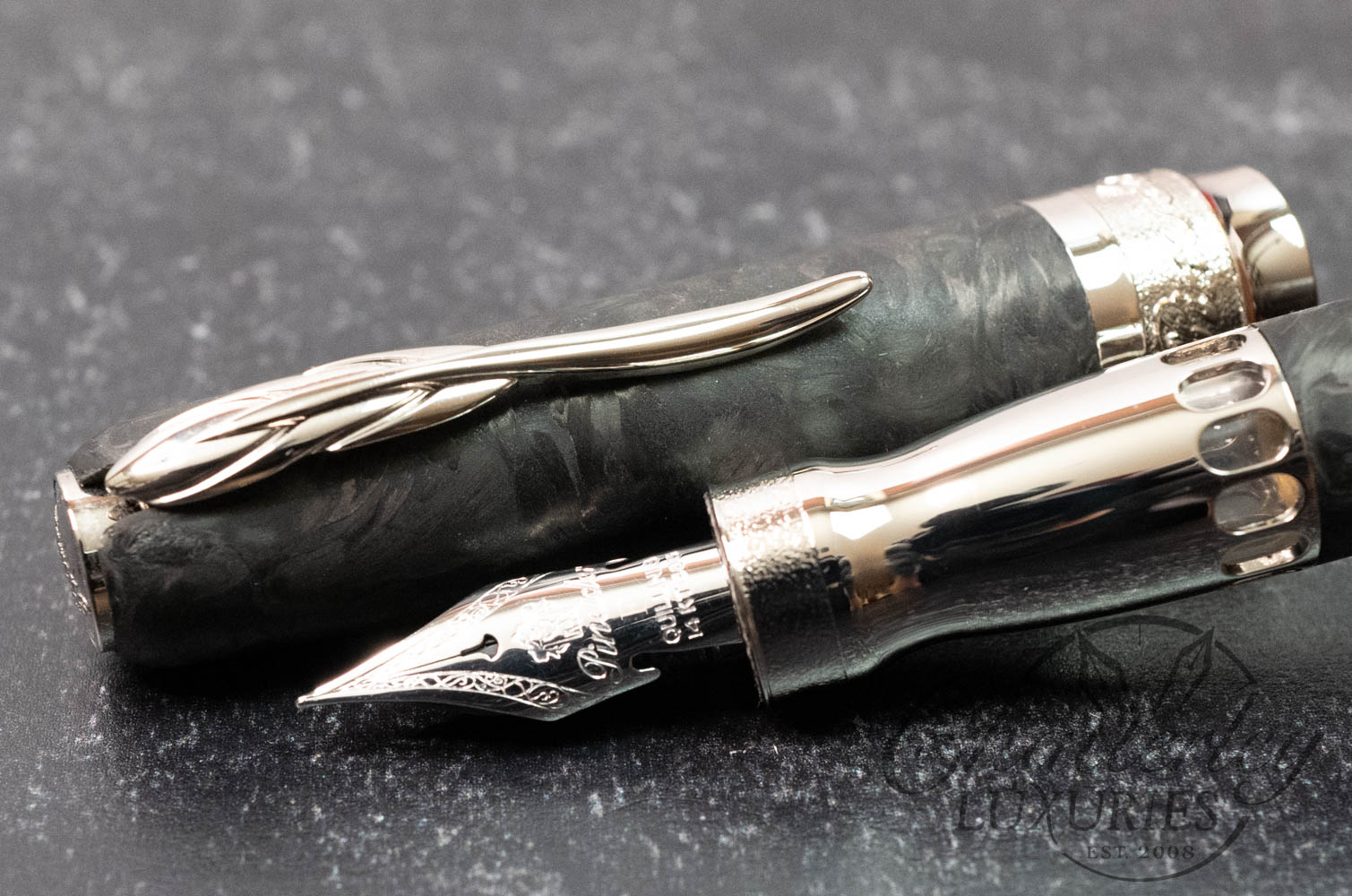 Pineider La Grande Bellezza Forged Carbon Limited Edition Fountain Pen