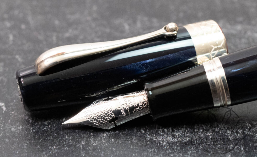 Montegrappa Miya 450 Dark Blue Celluloid Fountain Pen