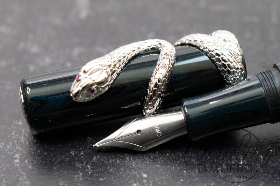 Opus 88 Zodiac Snake Ebonite Fountain Pen