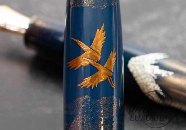 Taccia Empress Ao-Fuji Maki-e Limited Edition Fountain Pen - Image 8