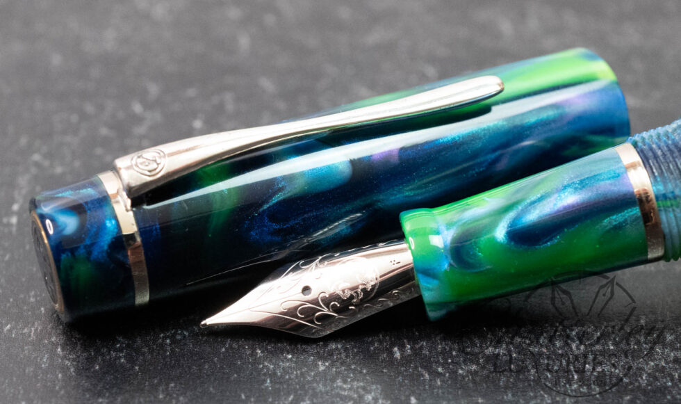 Atelier Lusso Hydra Blue Green & Purple Resin Fountain Pen