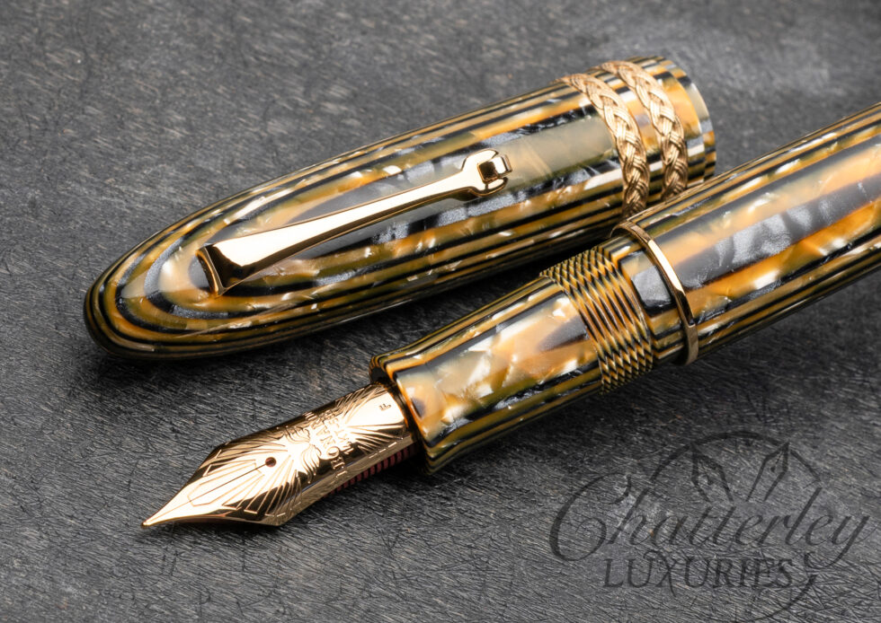 Leonardo X Chatterley  "LeoArco" Bengal Tiger Limited Edition Celluloid Fountain Pen