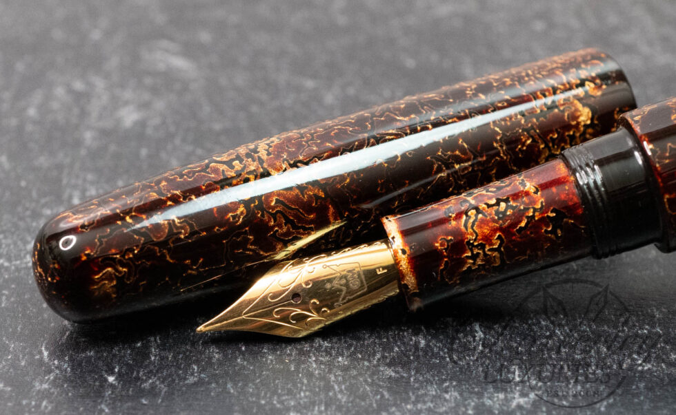 GM Custom Pens Shamshir Golden Treasure Tsugaru Fountain Pen