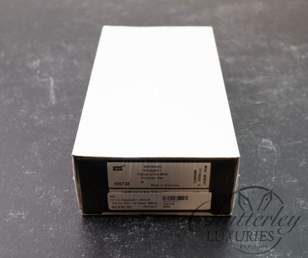 Montblanc Patron of the Arts Elizabeth I 4810 Limited Edition Fountain Pen (SEALED)