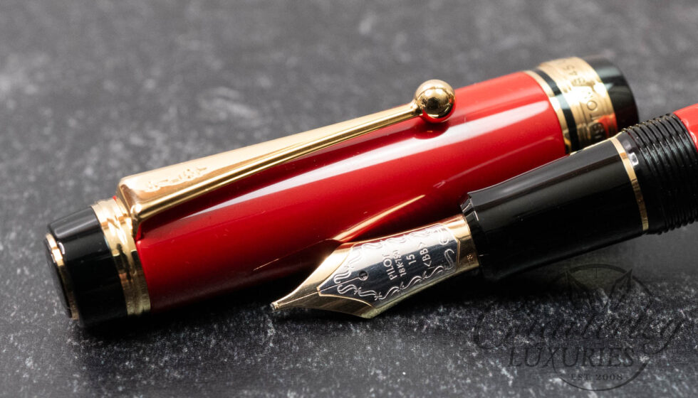 Pilot Custom 845 Vermillion Urushi Fountain Pen