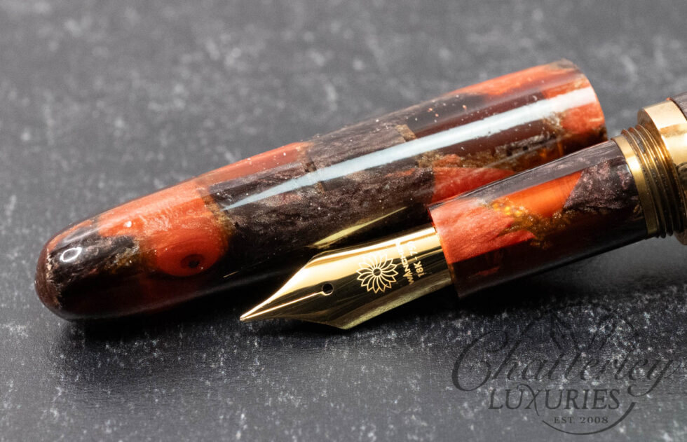 Wancher Dream Pen Momiji Kyoto Celluloid Fountain Pen