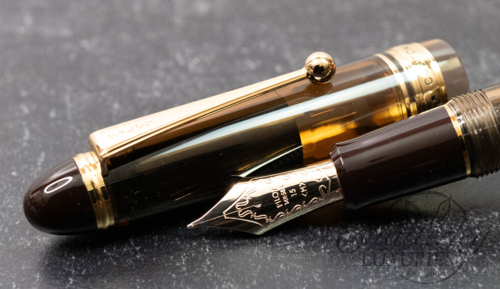 Pilot Custom 823 Amber Demonstrator Fountain Pen