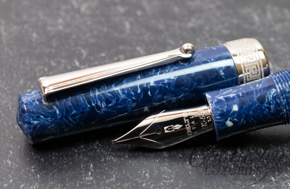 Delta Lapis Blue Celluloid 188 Limited Edition Fountain Pen