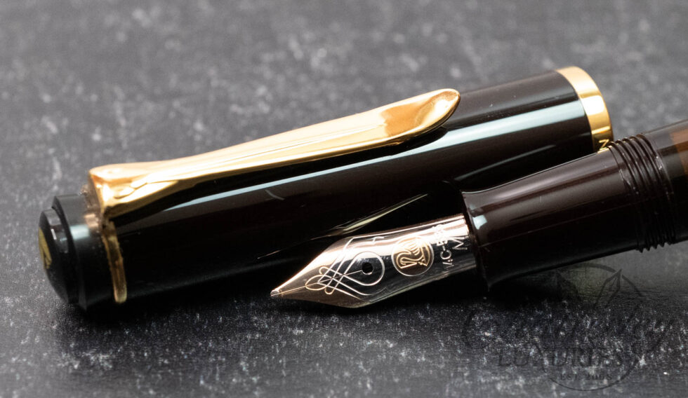 Pelikan M200 Brown Marbled with 14C Nib Fountain Pen