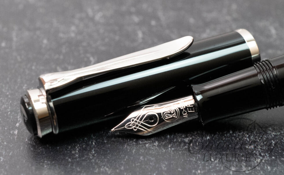 Pelikan M205 Blue Marbled with 14C Nib Fountain Pen