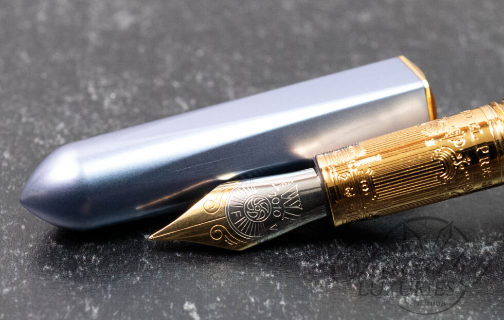 Ferris Wheel Press Marquise Pearl Drop Blue Fountain Pen