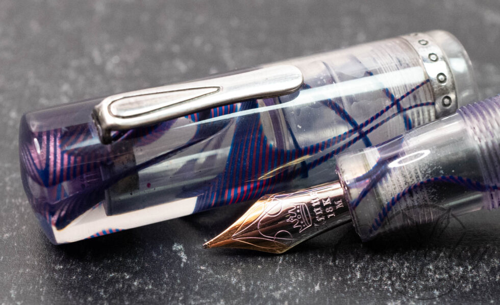 Krone hyperbole Purple Demonstrator Fountain Pen