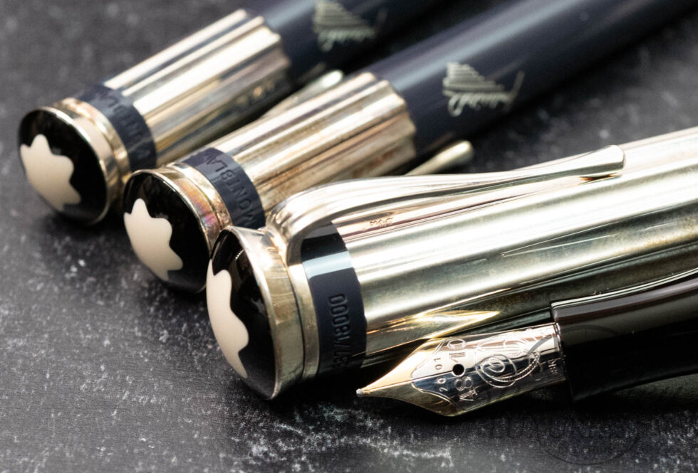 Montblanc Charles Dickens Limited Special Edition Fountain Pen Mechanical Pencil and Ballpoint Set