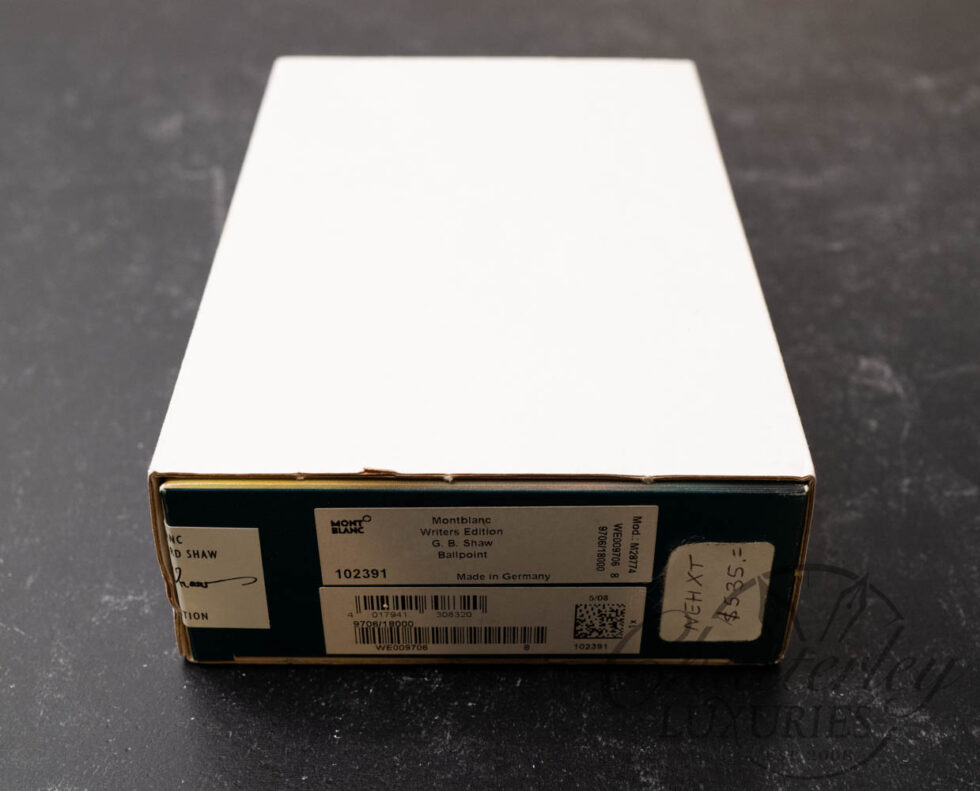 Montblanc George Bernard Shaw Writers Limited Edition Ballpoint Pen (SEALED)