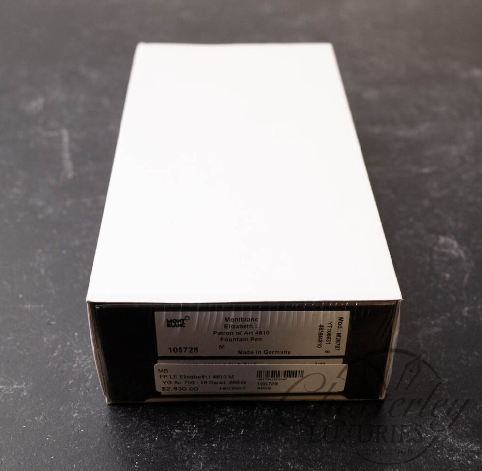 Montblanc Patron of the Arts Elizabeth I 4810 Limited Edition Fountain Pen (SEALED)