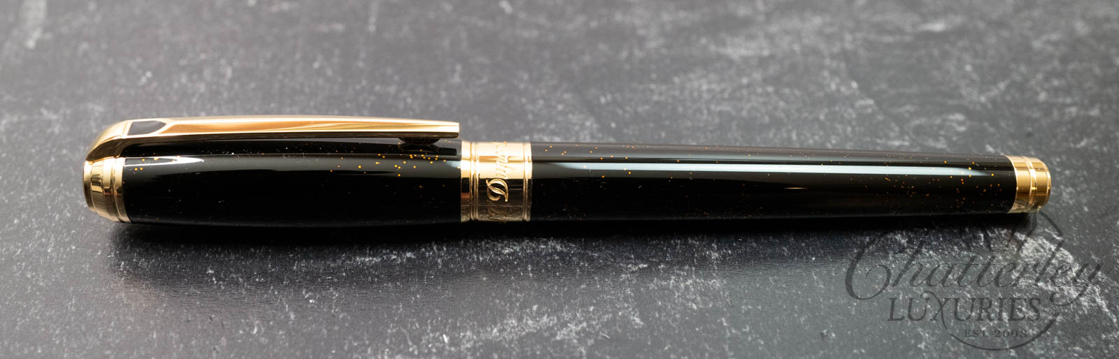 S.T. Dupont Line D Gold Dust Fountain Pen - Chatterley