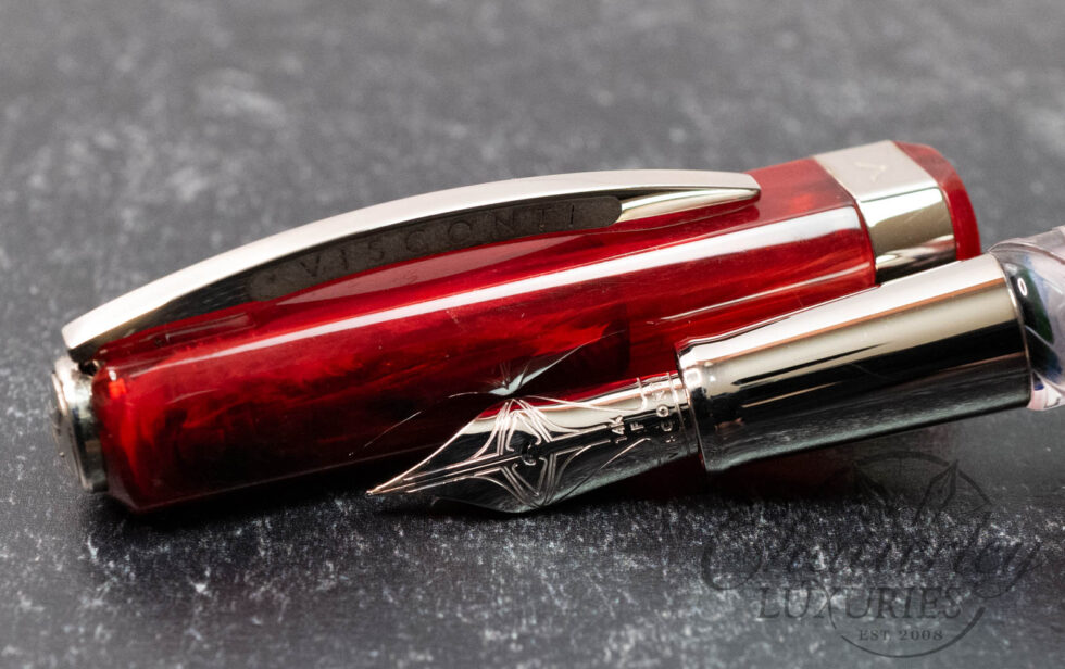 Visconti Opera Master Demonstrator Carousel Red Velvet Fountain Pen