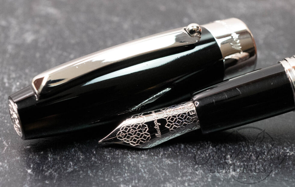 Montegrappa Fortuna Black Fountain Pen with Fine Nib