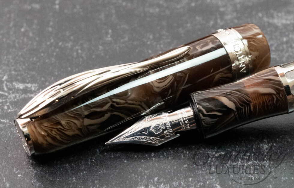 Pineider La Grande Bellezza Ancient Materials Carrara Brown Fountain Pen
