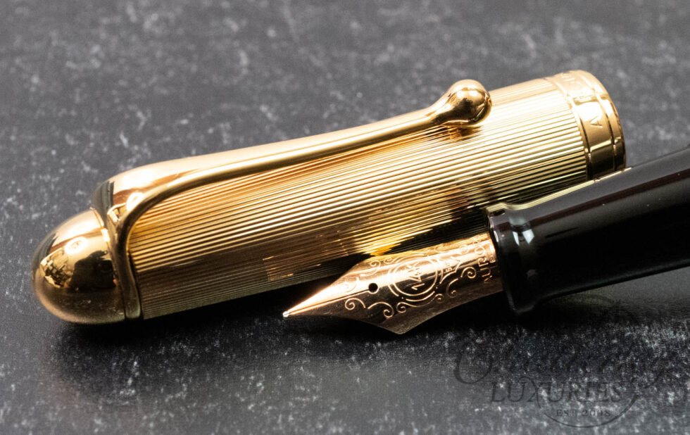 Aurora 88 Gold Plated Cap Fountain Pen
