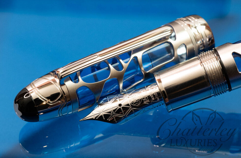 Montblanc Limited Edition 149 Meisterstück Blue Hour Skeleton Fountain Pen