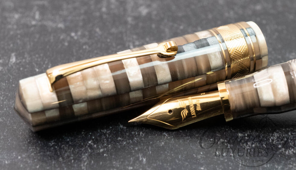 Leonardo Momento Zero Grande Mosaico Sand Fountain Pen (Prototype)