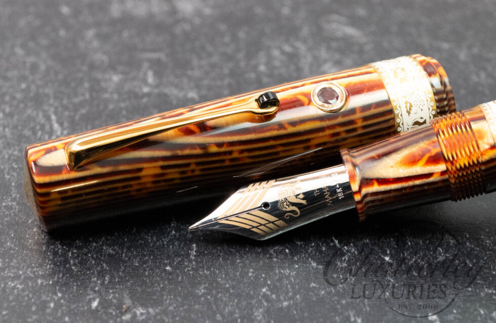Armando Simoni Club Bologna Extra Bespoke "The Maharaja" Arco Bronze Celluloid Limited Edition Fountain Pen