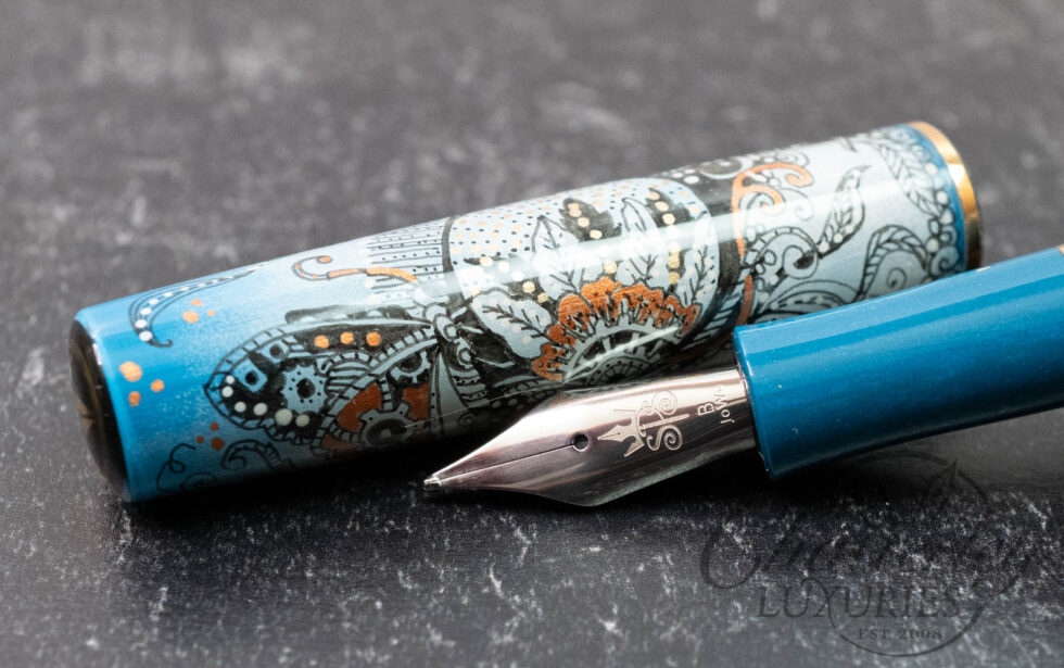 Stanford Pen Studio Jabulani Butterfly Painted Fountain Pen