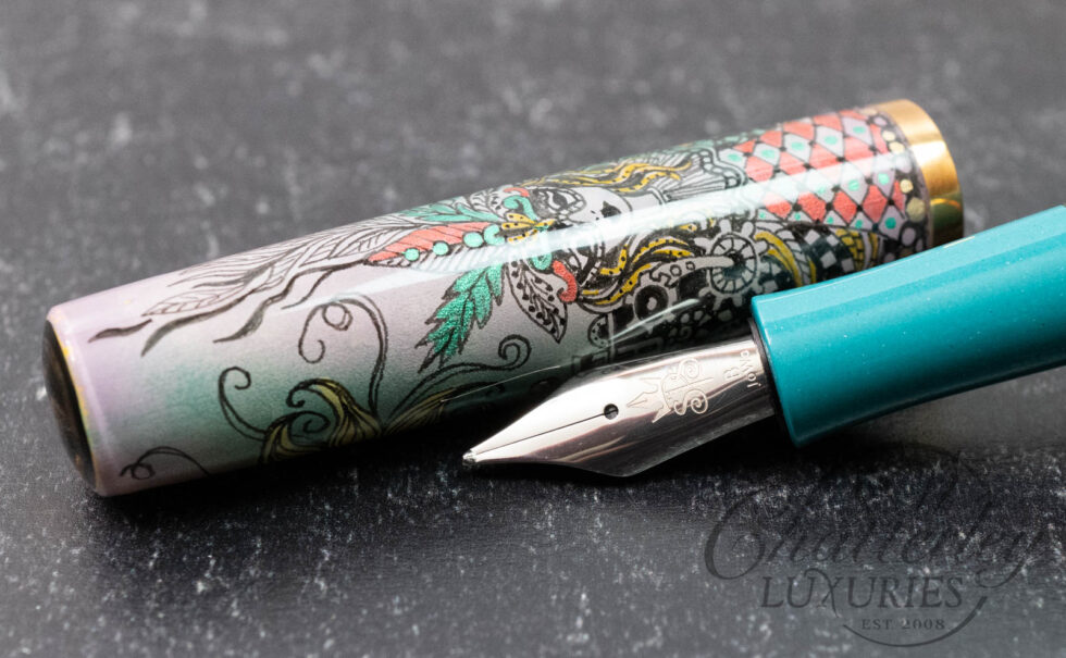 Stanford Pen Studio Jabulani Masquerade Painted Fountain Pen