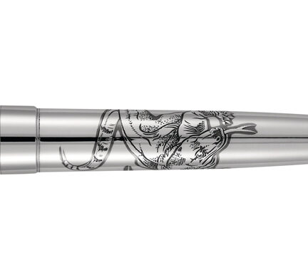 Pilot Silvern Sterling Silver Komodo Dragon Fountain Pen