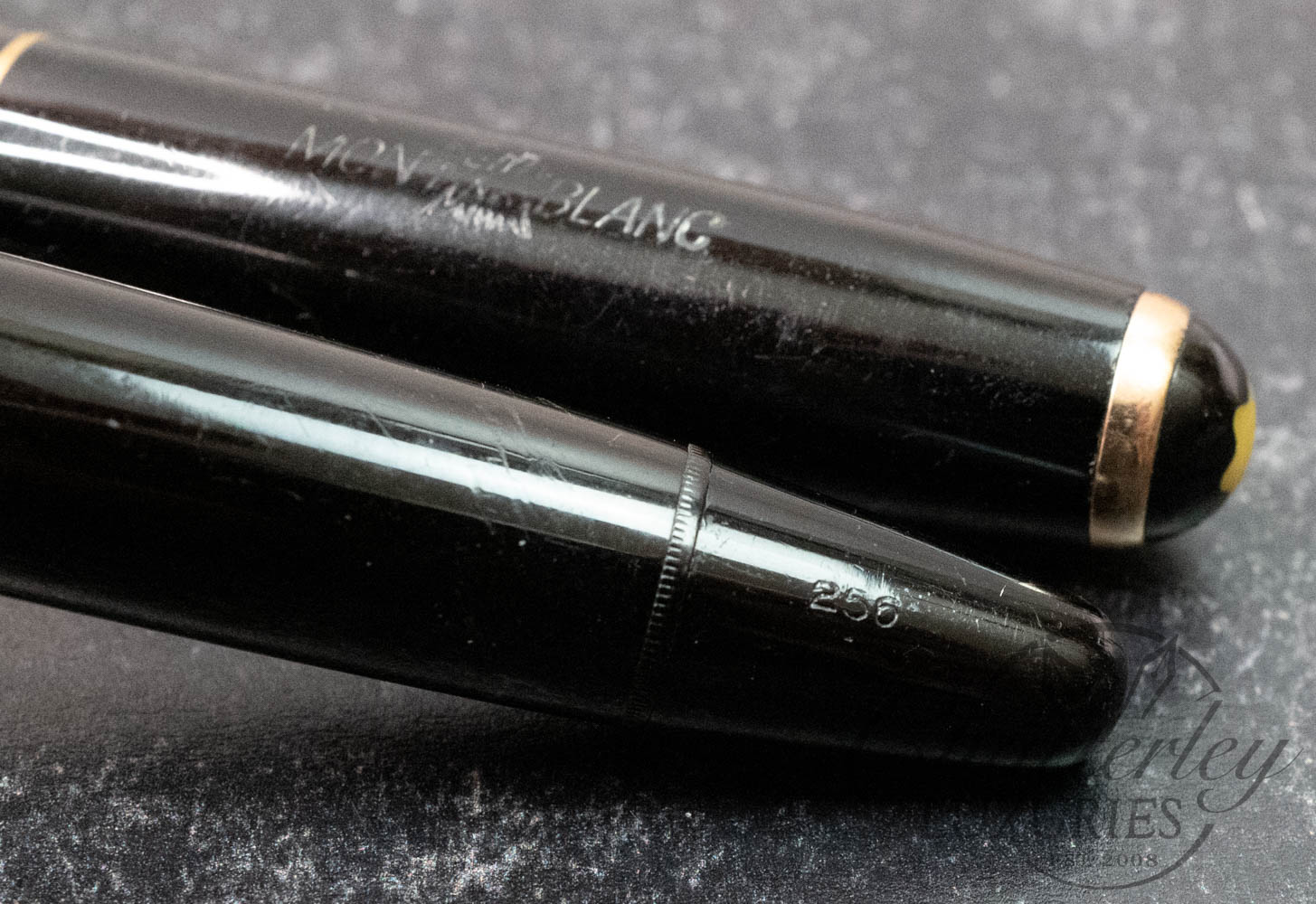 Montblanc Vintage No. 256 Black Resin Fountain Pen - Image 6