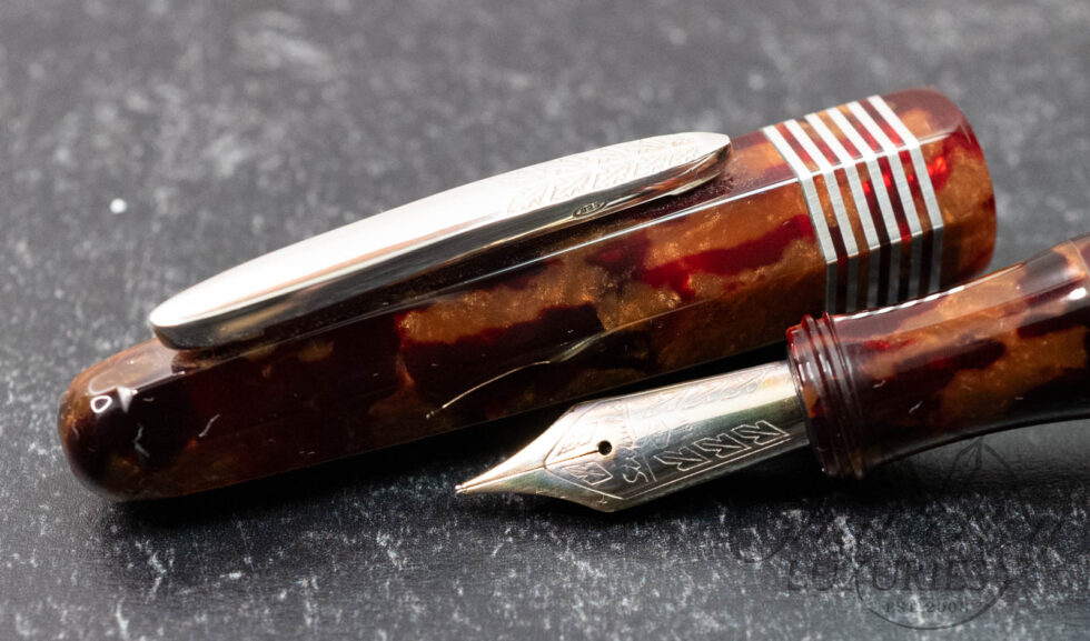 Stipula Corsani Etruria Amber Limited Edition Faceted Fountain Pen