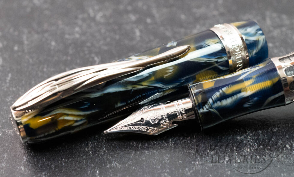 Pineider La Grande Bellezza Ancient Materials Wilde Blue Limited Edition Fountain Pen