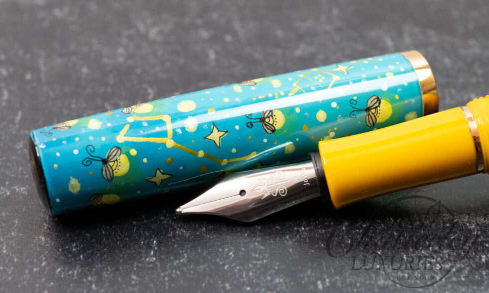 Stanford Pen Studio Jabulani Celestial Firefly Painted Fountain Pen