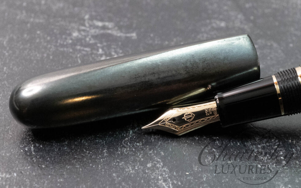 Sailor NAWATE Kuroginhaku Sei (Glossy Finish) Japanese Lacquer Fountain Pen