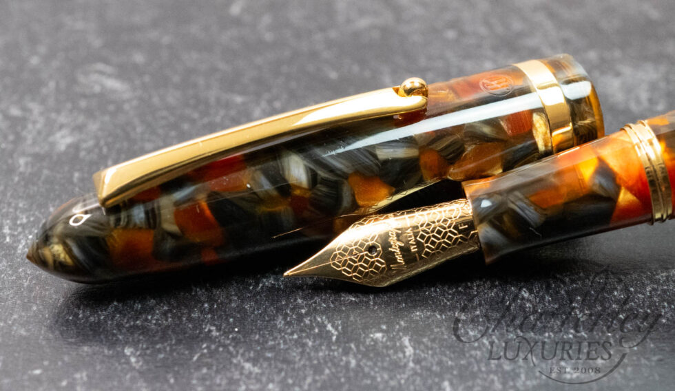 Montegrappa Venetia Plume Agate Fountain Pen