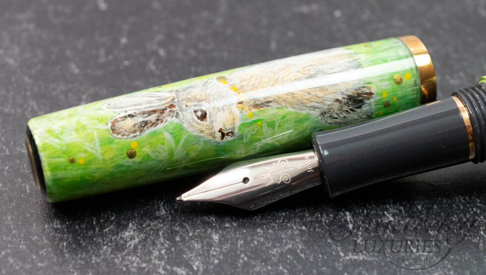 Stanford Pen Studio Jabulani "Bunnies" Painted Fountain Pen