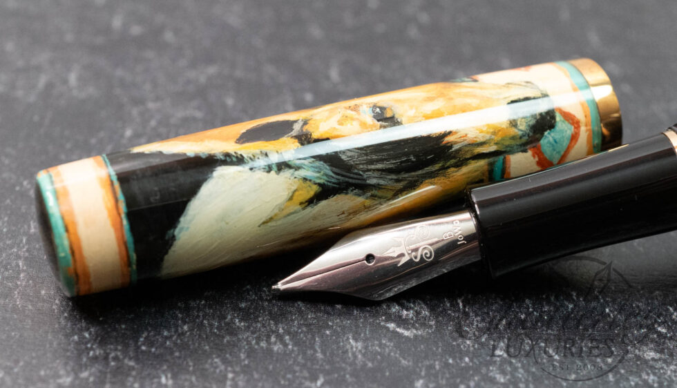 Stanford Pen Studio Jabulani "Portrait of Horses" Hand-Painted Fountain Pen
