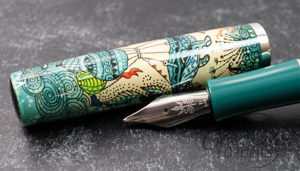Stanford Pen Studio Jabulani Bountiful Bluff Hand-Painted Fountain Pen